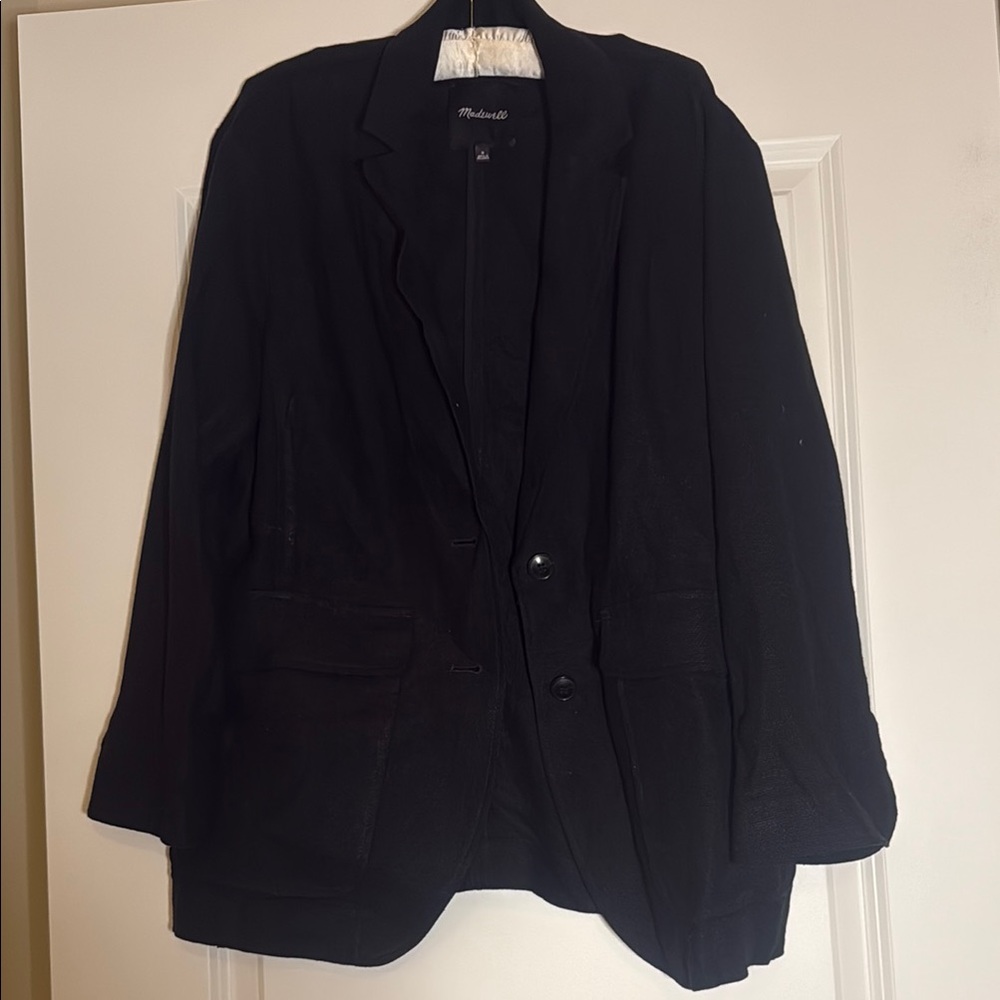 Madewell Black Blazer Casual Suit Jacket